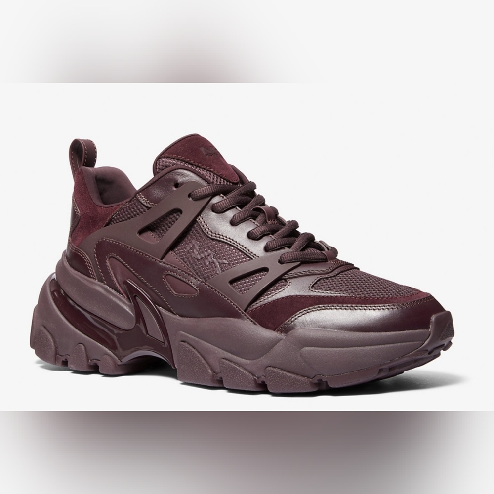 Nick Leather and Mesh Trainer